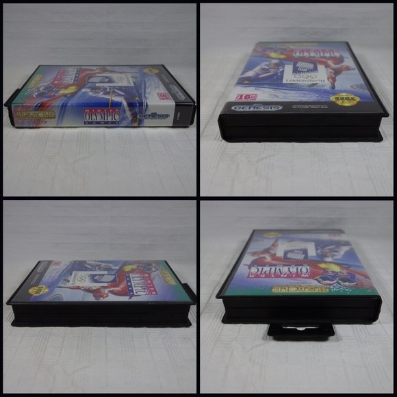 Genesis Cartridge Lot 3 Games and Case/Boxes-College Football, Olympic, Caesars - Picture 10 of 15